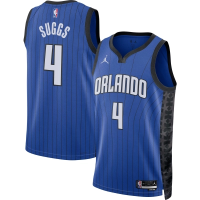 Unisex Orlando Magic Jalen Suggs Blue Swingman Jersey - Statement Edition 01