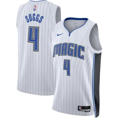 Unisex Orlando Magic Jalen Suggs White Swingman Jersey - Association Edition 01
