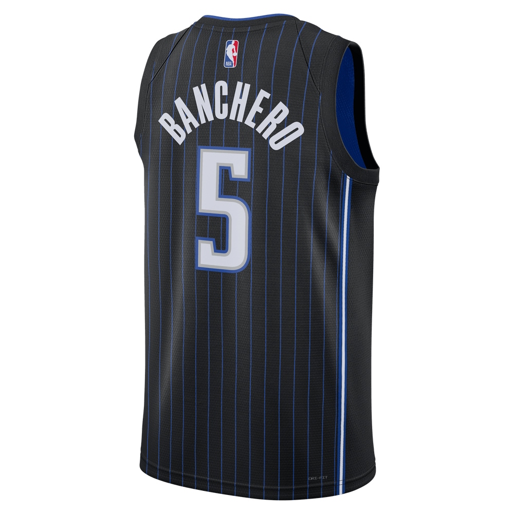 Unisex Orlando Magic Paolo Banchero Black 2022 NBA Draft First Round Pick Swingman Jersey - Icon Edition