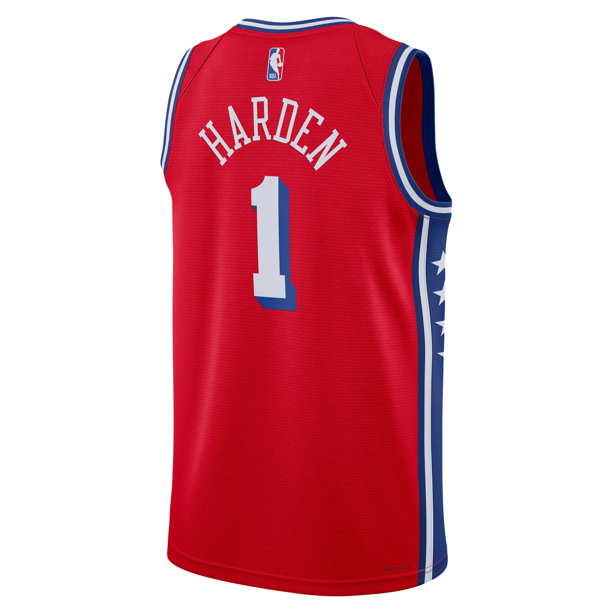 Unisex Philadelphia 76ers James Harden Red Swingman Jersey - Statement Edition