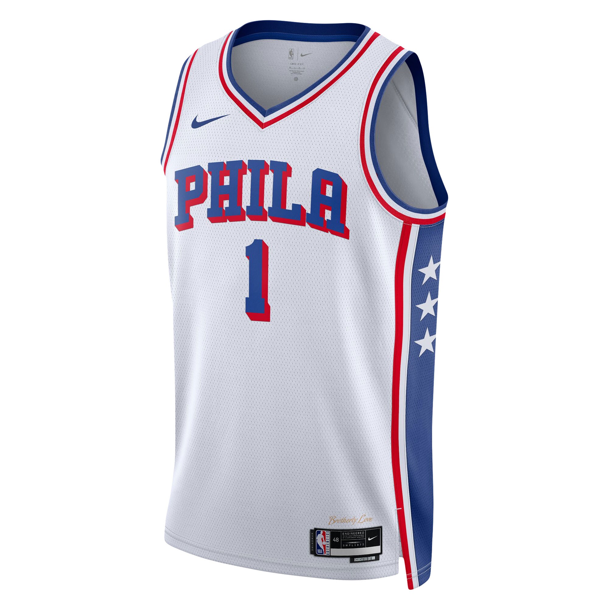 Unisex Philadelphia 76ers James Harden White Swingman Jersey - Association Edition