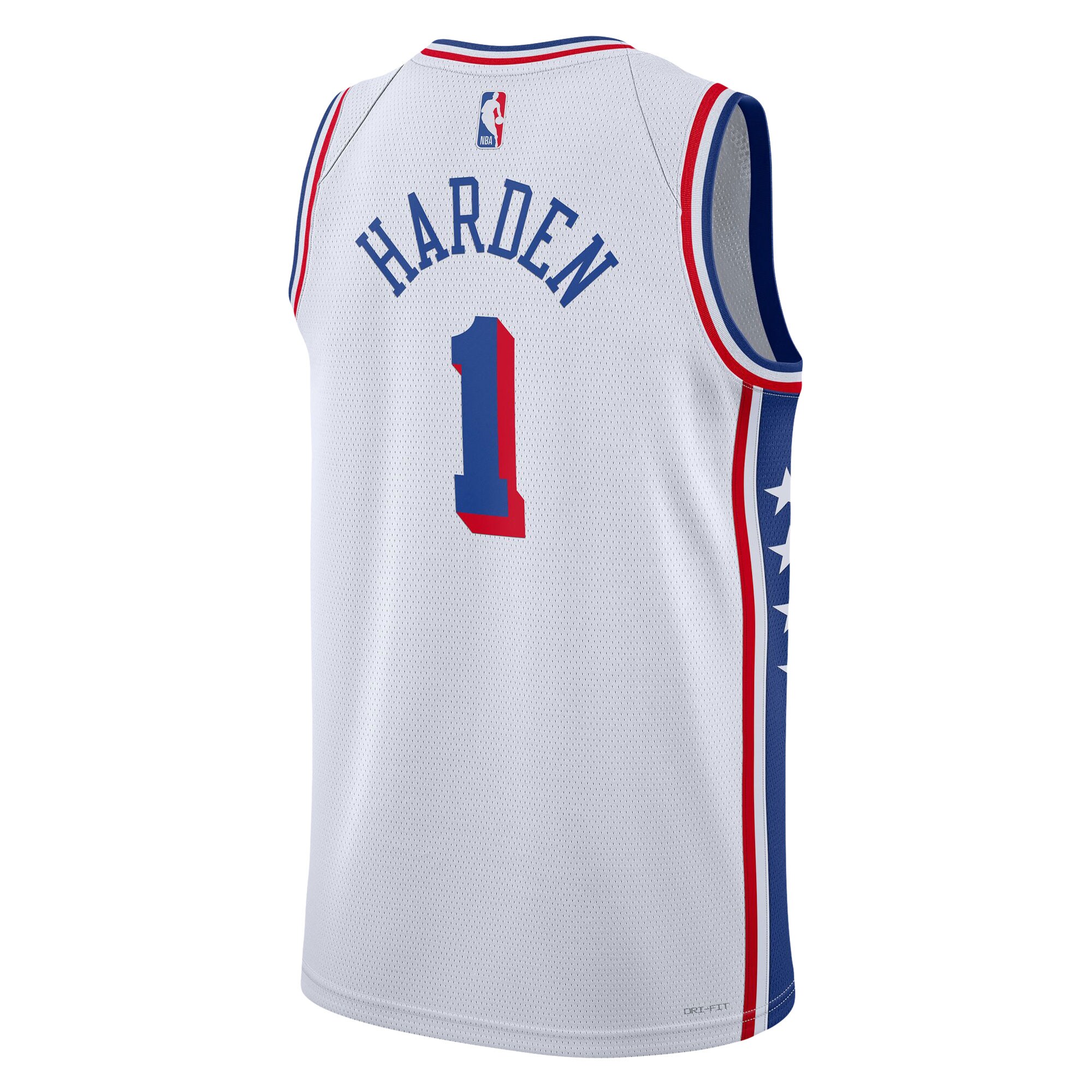Unisex Philadelphia 76ers James Harden White Swingman Jersey - Association Edition
