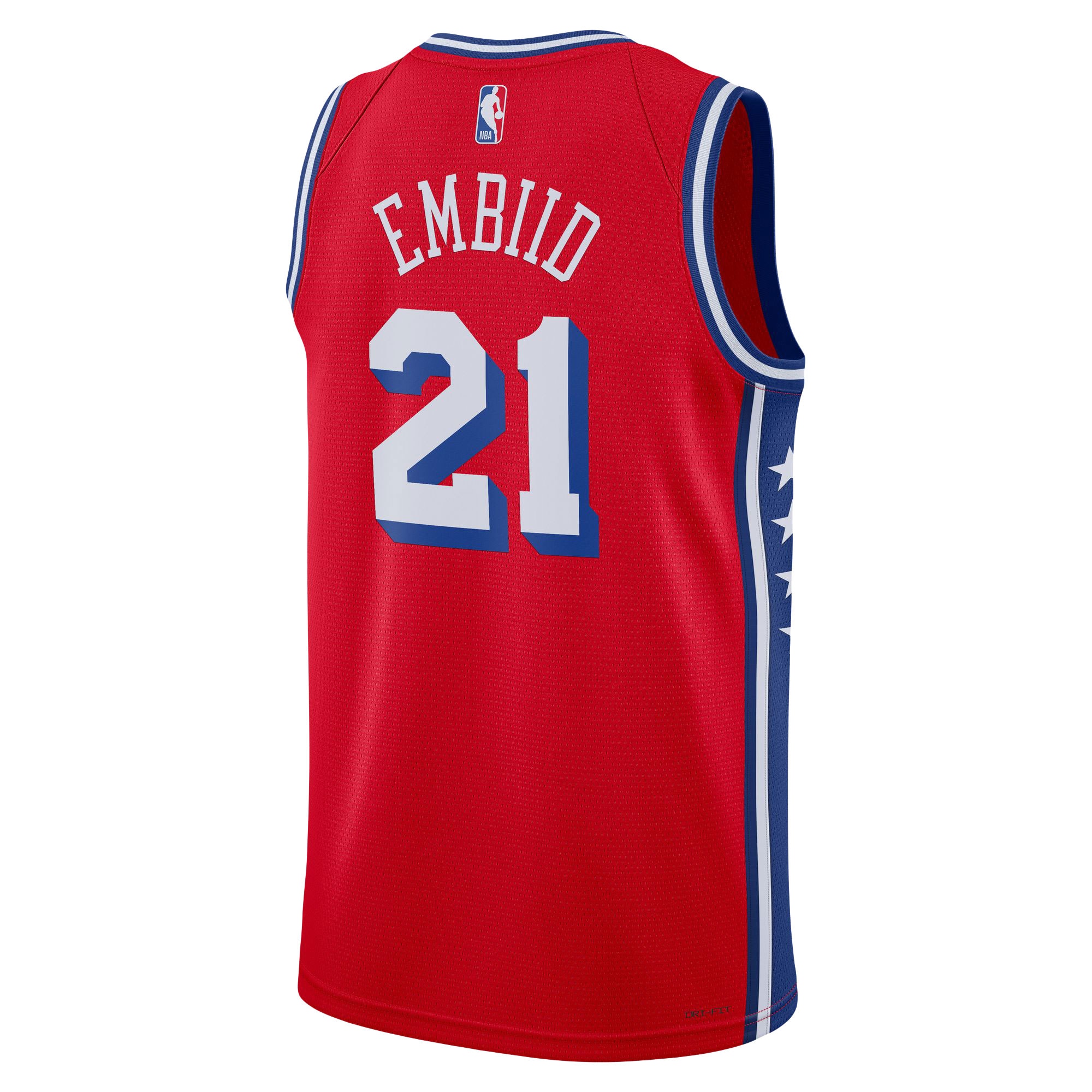 Unisex Philadelphia 76ers Joel Embiid Red Swingman Jersey - Statement Edition