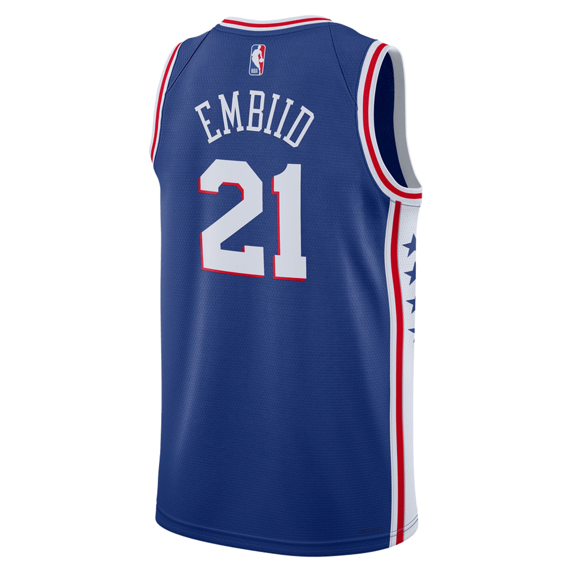 Unisex Philadelphia 76ers Joel Embiid Royal Swingman Jersey - Icon Edition