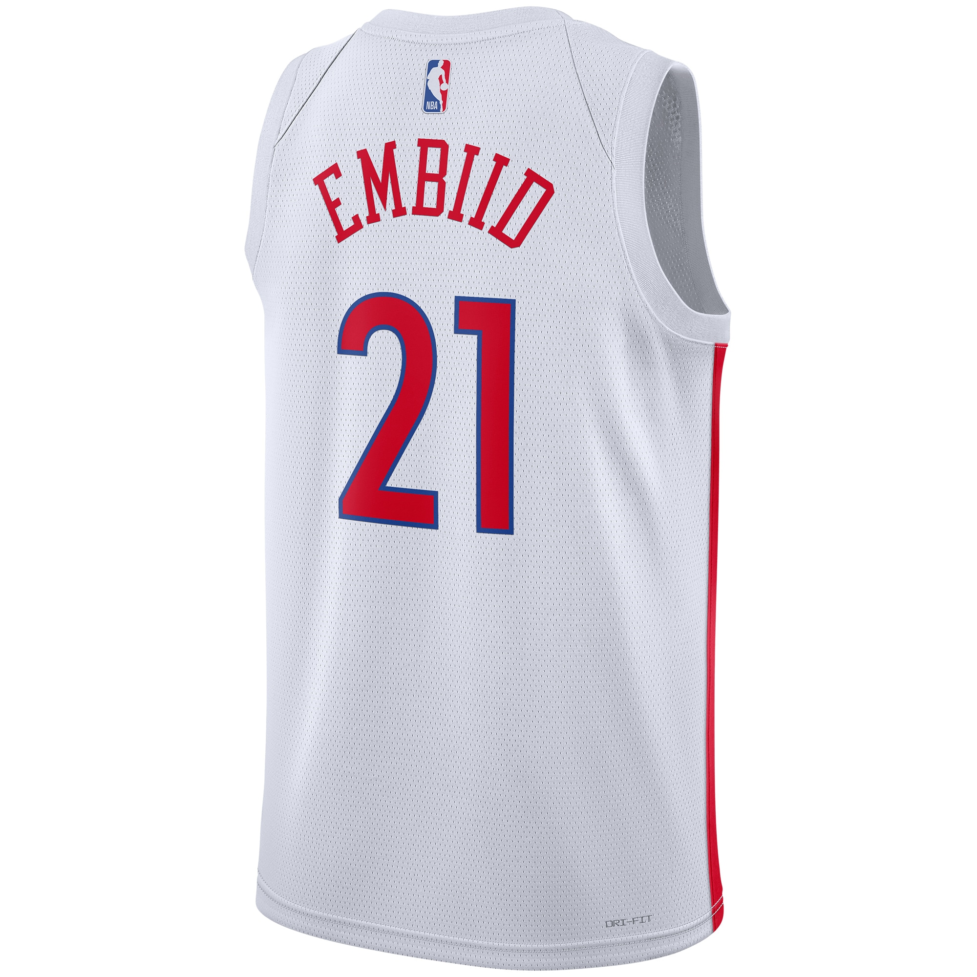 Unisex Philadelphia 76ers Joel Embiid White 2022/23 Swingman Jersey - City Edition