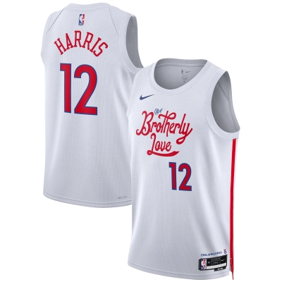 Unisex Philadelphia 76ers Tobias Harris White 2022/23 Swingman Jersey - City Edition 01