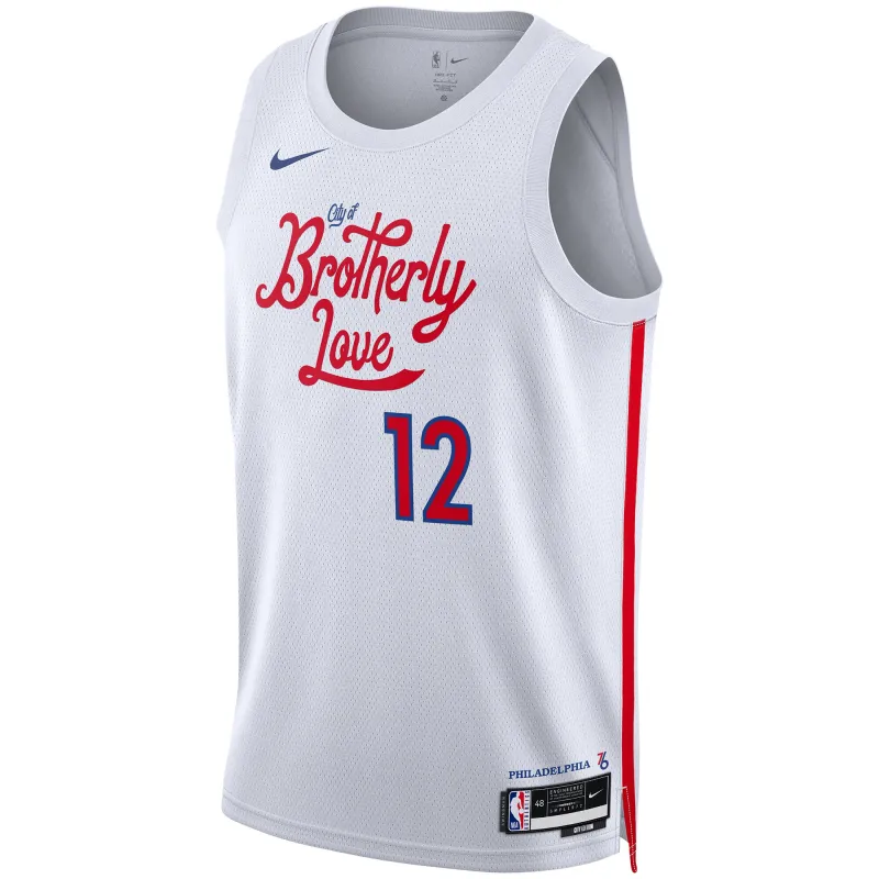 Unisex Philadelphia 76ers Tobias Harris White 2022/23 Swingman Jersey - City Edition
