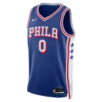 Unisex Philadelphia 76ers Tyrese Maxey Royal Swingman Jersey - Icon Edition