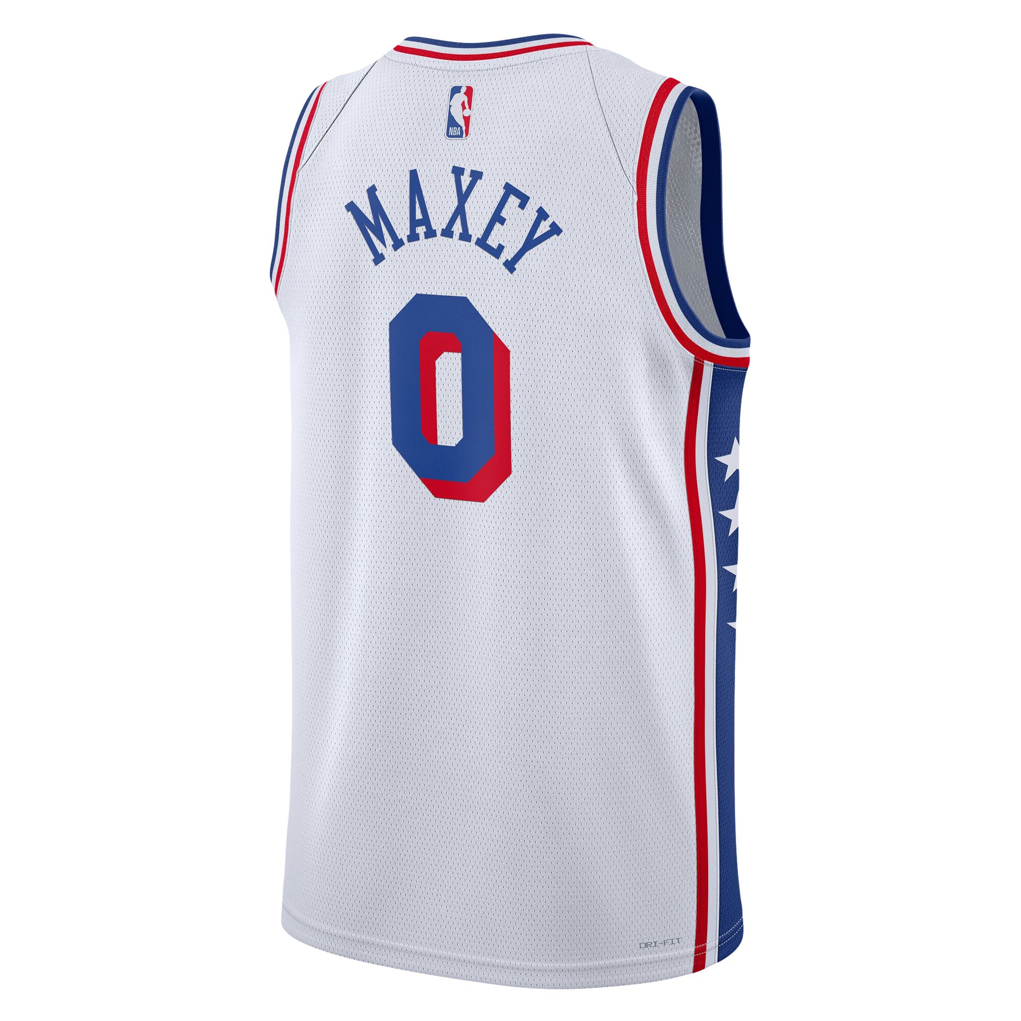 Unisex Philadelphia 76ers Tyrese Maxey White Swingman Jersey - Association Edition