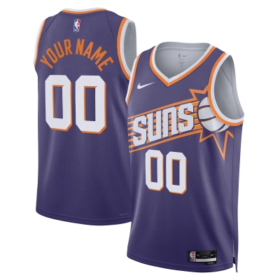 Unisex Phoenix Suns  Purple Swingman Custom Jersey - Icon Edition 01