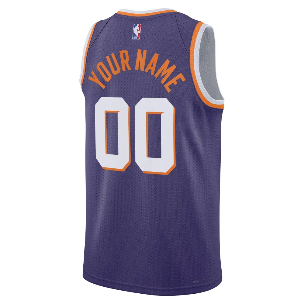 Unisex Phoenix Suns  Purple Swingman Custom Jersey - Icon Edition