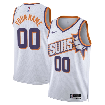 Unisex Phoenix Suns  White Swingman Custom Jersey - Association Edition 01