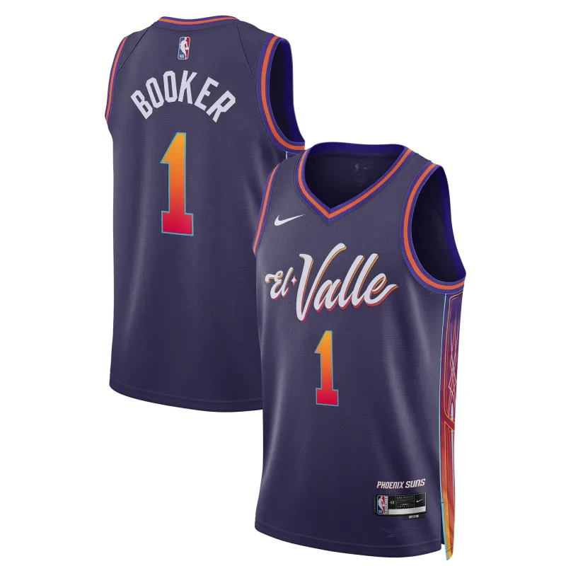 Unisex Phoenix Suns Devin Booker Purple 2023/24 Swingman Jersey - City Edition
