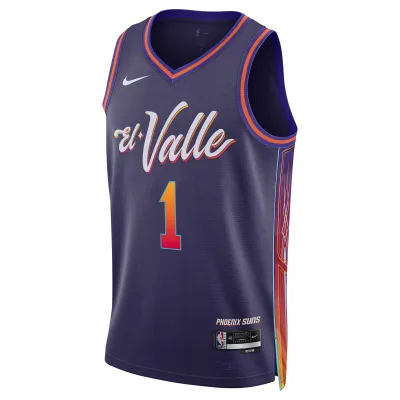 Unisex Phoenix Suns Devin Booker Purple 2023/24 Swingman Jersey - City Edition 02
