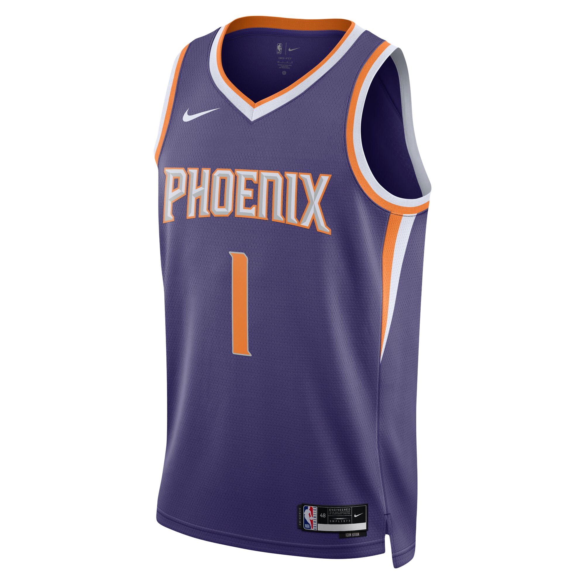Unisex Phoenix Suns Devin Booker Purple Swingman Jersey - Icon Edition