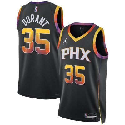 Unisex Phoenix Suns Kevin Durant Black Swingman Player Jersey - Statement Edition 01