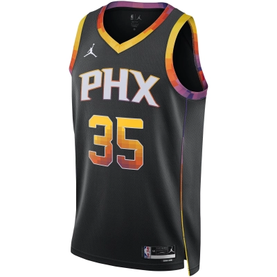 Unisex Phoenix Suns Kevin Durant Black Swingman Player Jersey - Statement Edition 02