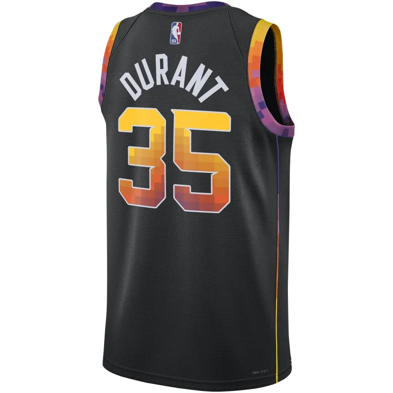 Unisex Phoenix Suns Kevin Durant Black Swingman Player Jersey - Statement Edition