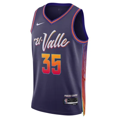 Unisex Phoenix Suns Kevin Durant Purple 2023/24 Swingman Jersey - City Edition 02