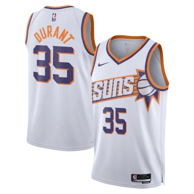 Unisex Phoenix Suns Kevin Durant White Swingman Jersey - Association Edition 01
