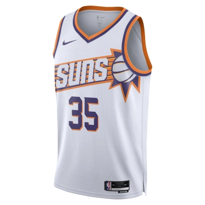 Unisex Phoenix Suns Kevin Durant White Swingman Jersey - Association Edition 02
