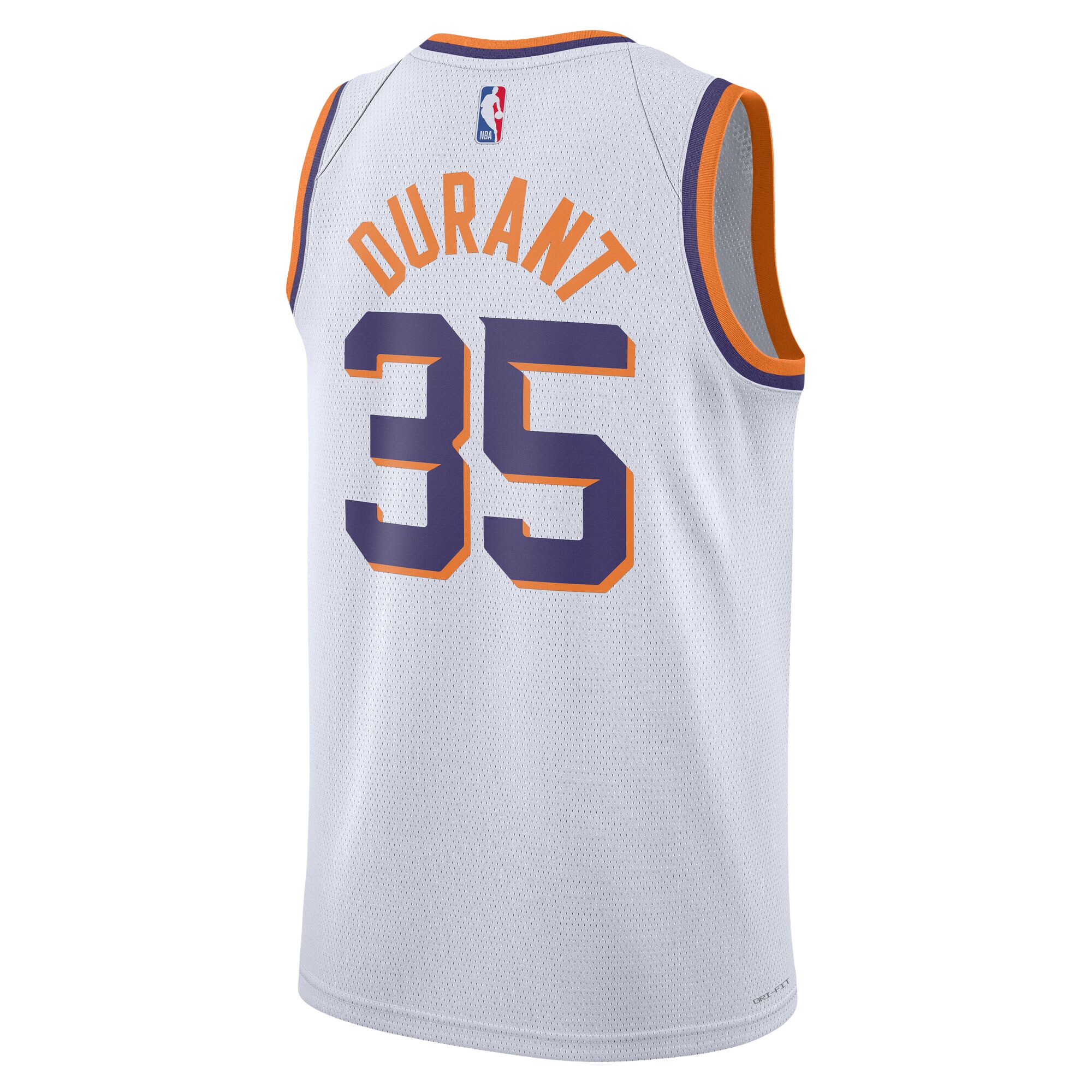 Unisex Phoenix Suns Kevin Durant White Swingman Jersey - Association Edition