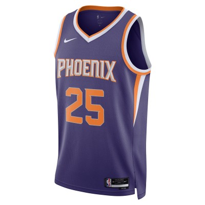 Unisex Phoenix Suns Mikal Bridges Purple Swingman Jersey - Icon Edition 02