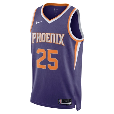 Unisex Phoenix Suns Mikal Bridges Purple Swingman Jersey - Icon Edition 02