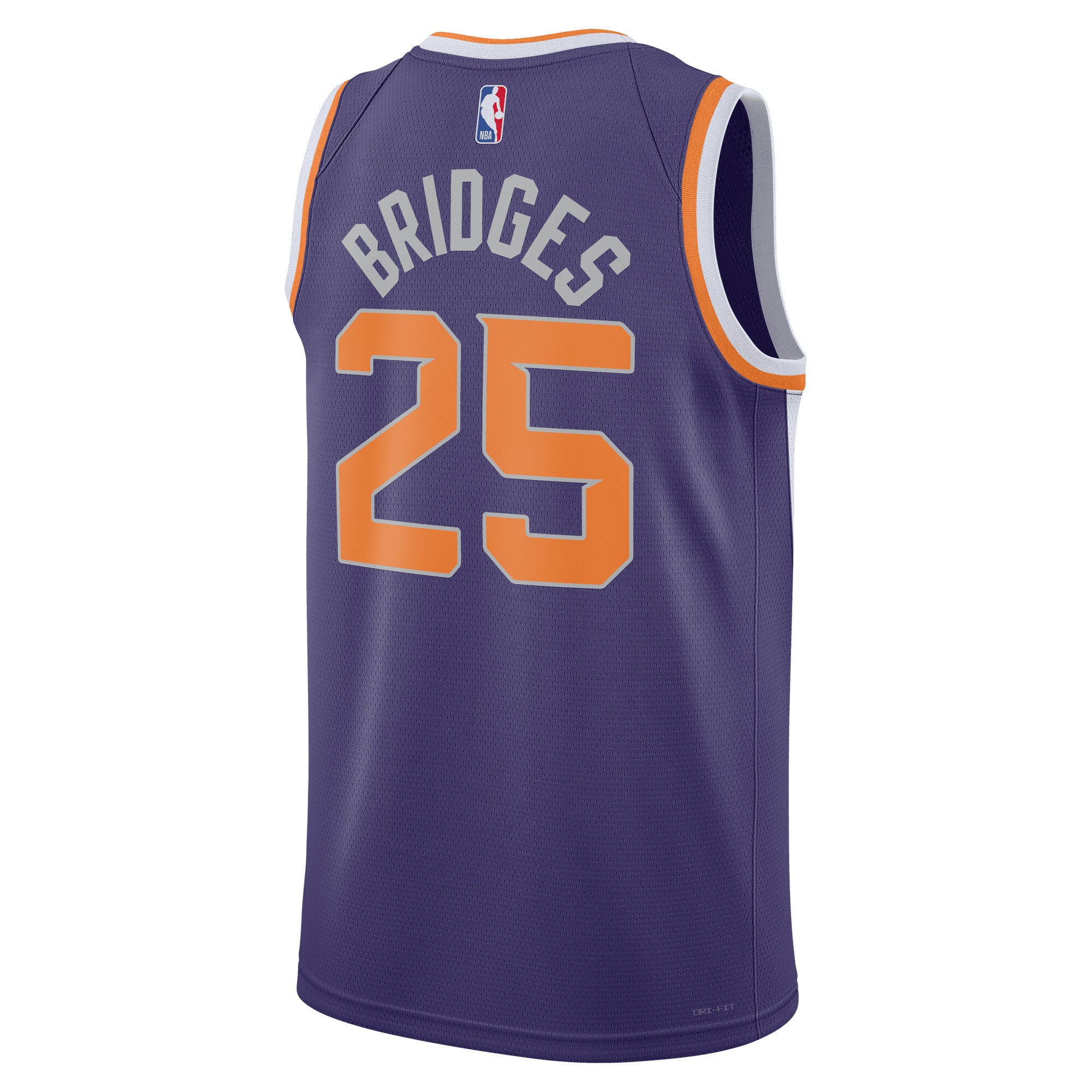 Unisex Phoenix Suns Mikal Bridges Purple Swingman Jersey - Icon Edition