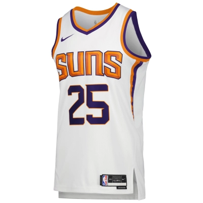 Unisex Phoenix Suns Mikal Bridges White Swingman Jersey - Association Edition 02