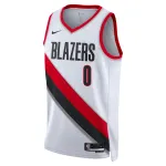 Unisex Portland Trail Blazers Damian Lillard White Swingman Jersey - Association Edition