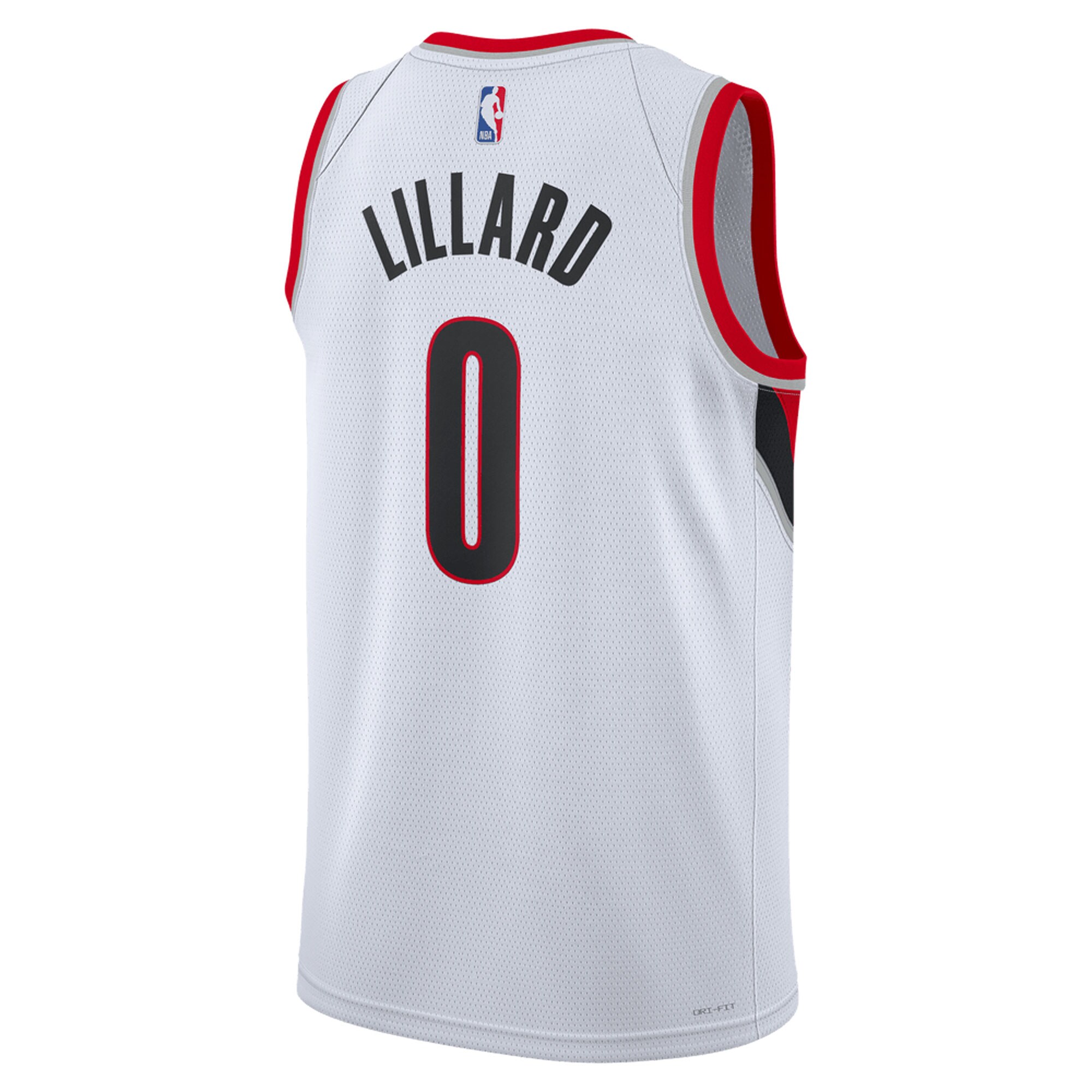 Unisex Portland Trail Blazers Damian Lillard White Swingman Jersey - Association Edition