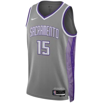 Unisex Sacramento Kings Davion Mitchell Anthracite 2022/23 Swingman Jersey - City Edition 02
