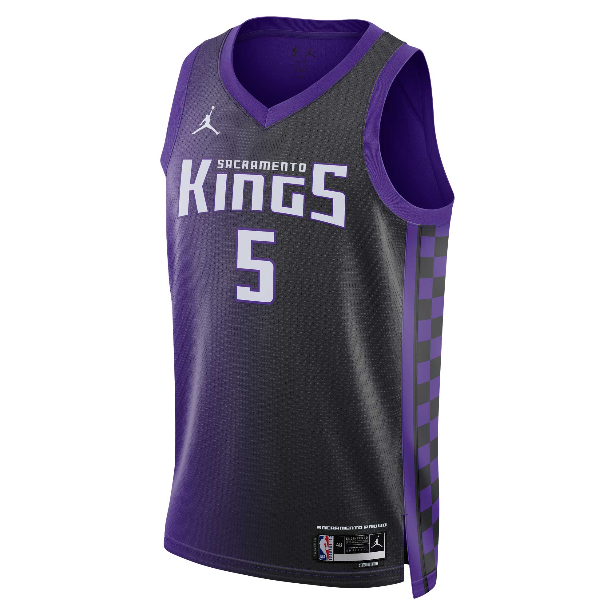 Unisex Sacramento Kings De'Aaron Fox Purple Swingman Jersey - Statement Edition
