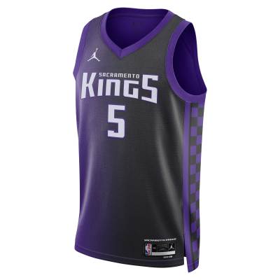 Unisex Sacramento Kings De'Aaron Fox Purple Swingman Jersey - Statement Edition 02