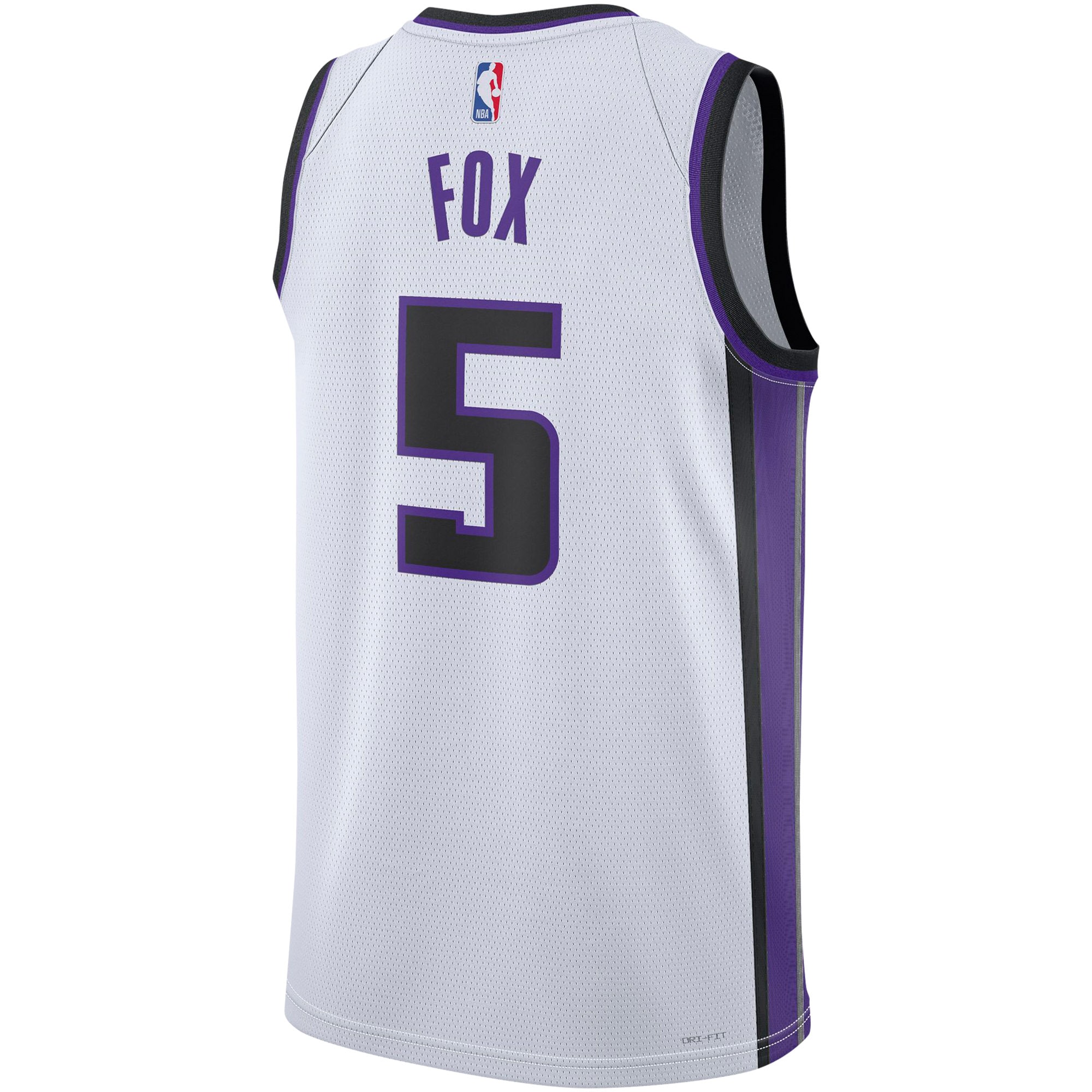Unisex Sacramento Kings De'Aaron Fox White Swingman Jersey - Association Edition