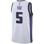 Unisex Sacramento Kings De'Aaron Fox White Swingman Jersey - Association Edition