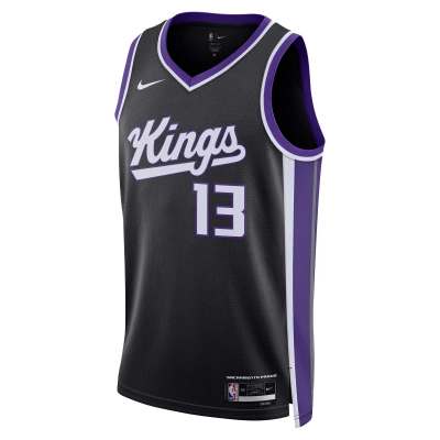 Unisex Sacramento Kings Keegan Murray Black Swingman Jersey - Icon Edition 02