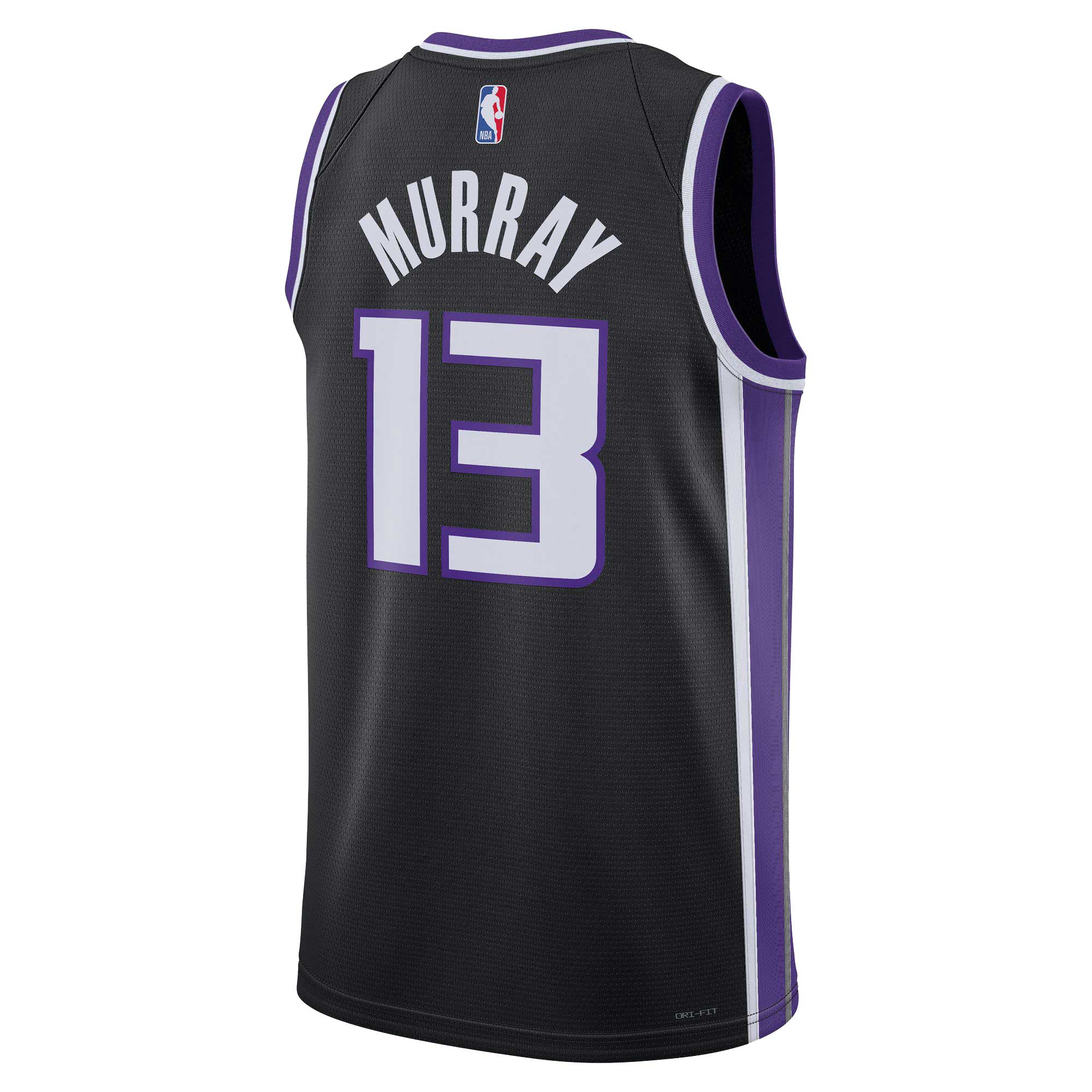 Unisex Sacramento Kings Keegan Murray Black Swingman Jersey - Icon Edition