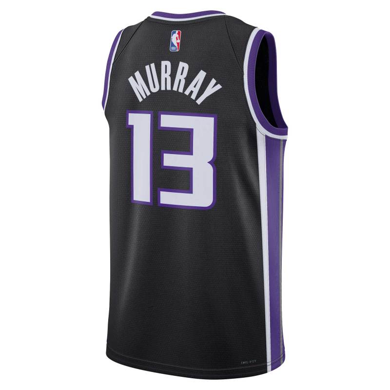 Unisex Sacramento Kings Keegan Murray Black Swingman Jersey - Icon Edition