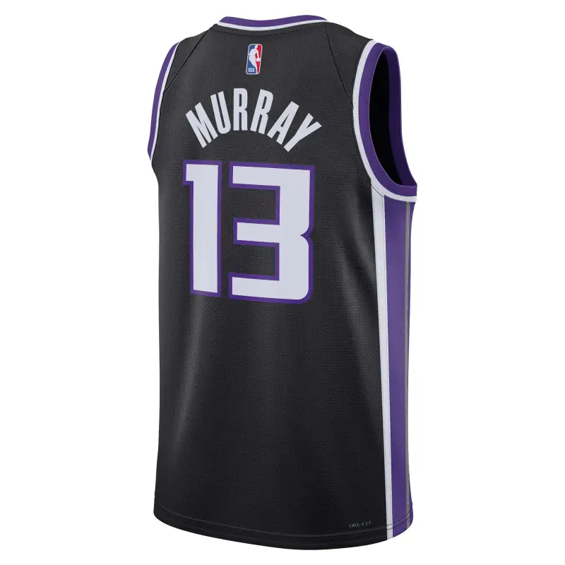 Unisex Sacramento Kings Keegan Murray Black Swingman Jersey - Icon Edition