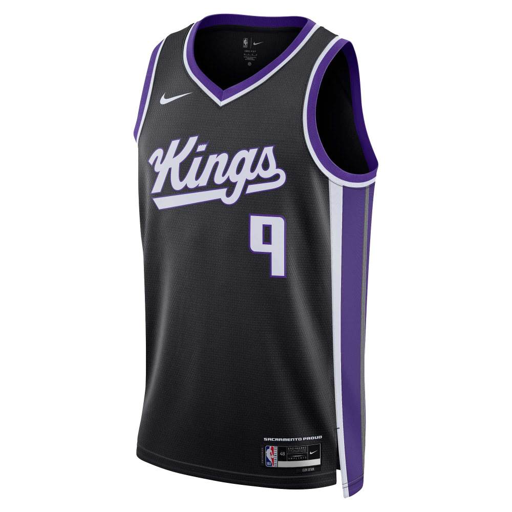 Unisex Sacramento Kings Kevin Huerter Black Swingman Jersey - Icon Edition