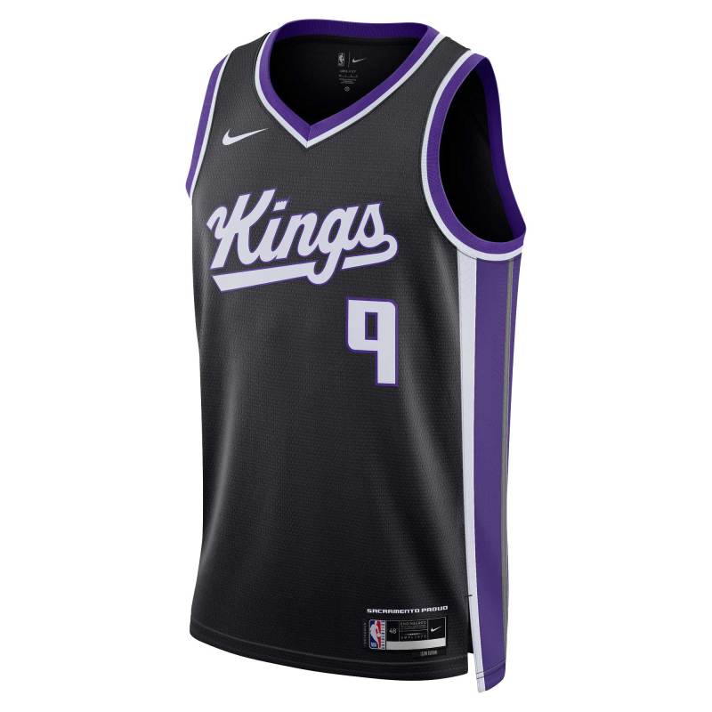 Unisex Sacramento Kings Kevin Huerter Black Swingman Jersey - Icon Edition