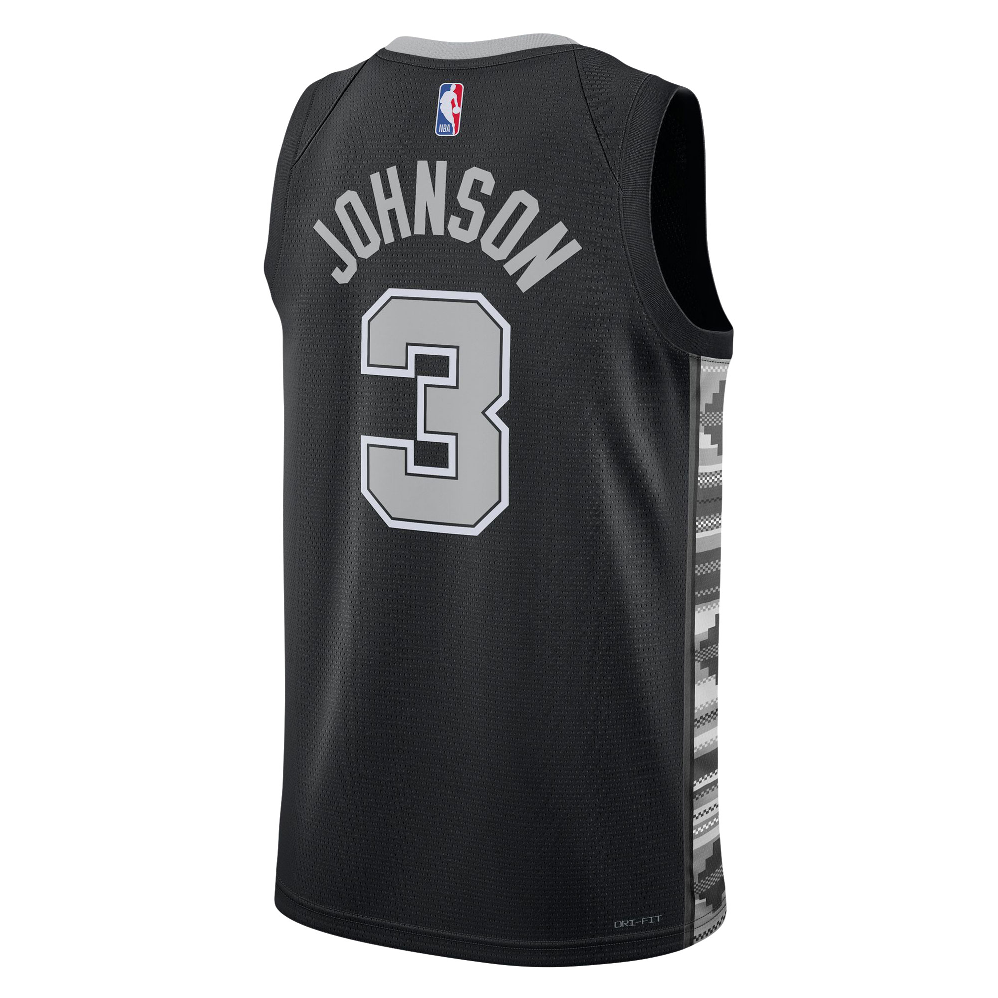 Unisex San Antonio Spurs Keldon Johnson Black Swingman Jersey - Statement Edition