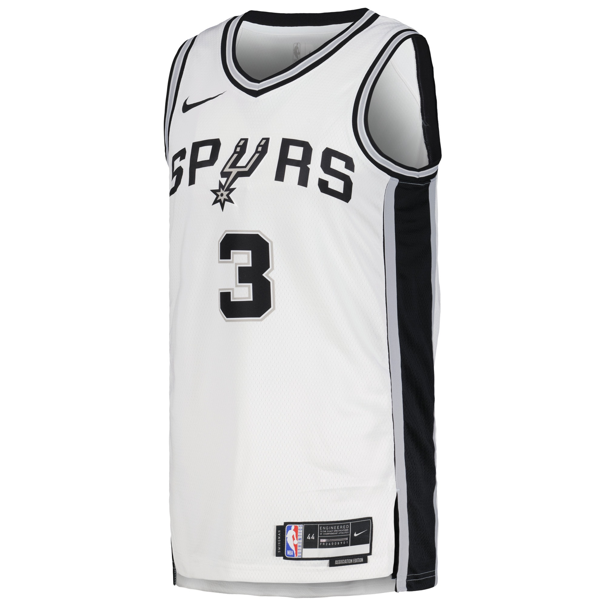 Unisex San Antonio Spurs Keldon Johnson White Swingman Jersey - Association Edition