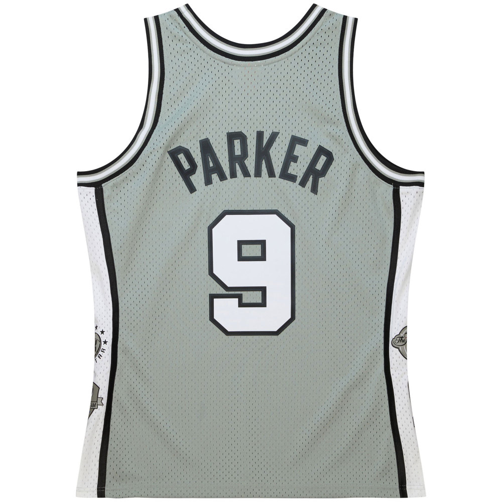 Unisex San Antonio Spurs Tony Parker Gray Hall of Fame Class of 2023 Throwback Swingman Jersey