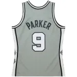 Unisex San Antonio Spurs Tony Parker Gray Hall of Fame Class of 2023 Throwback Swingman Jersey