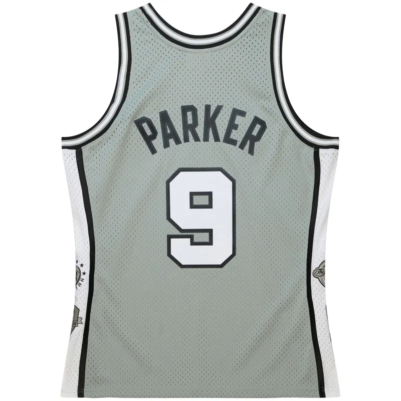 Unisex San Antonio Spurs Tony Parker Gray Hall of Fame Class of 2023 Throwback Swingman Jersey