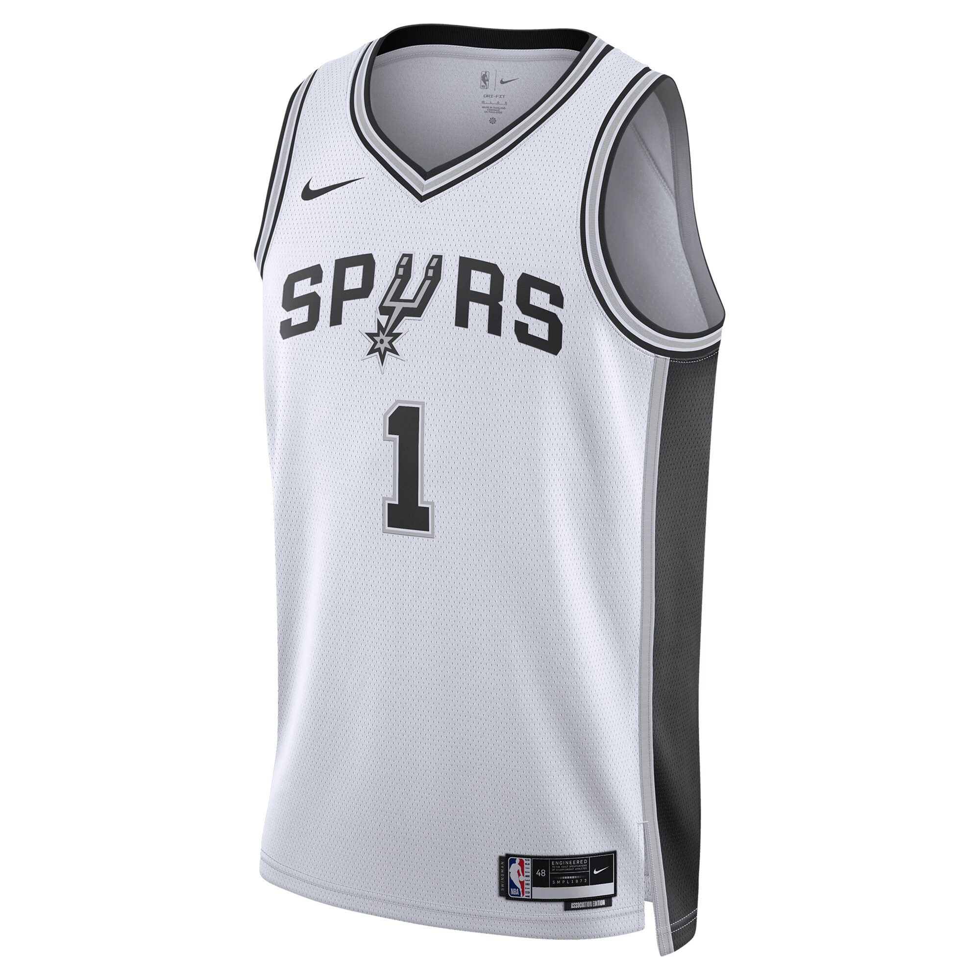 Unisex San Antonio Spurs Victor Wembanyama White Swingman Jersey - Association Edition