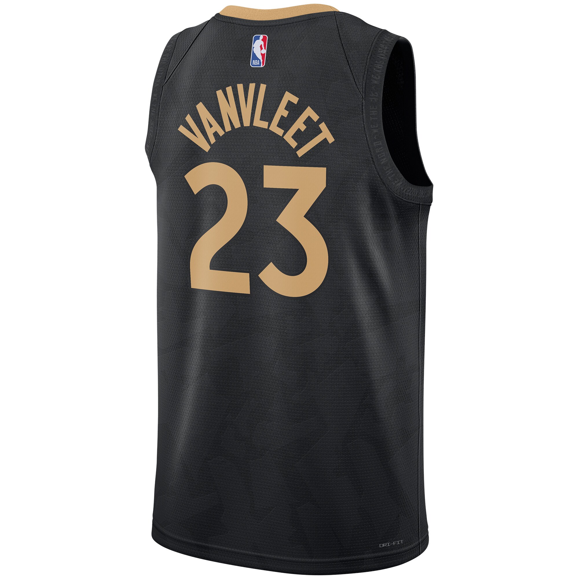 Unisex Toronto Raptors Fred VanVleet Black 2022/23 Swingman Jersey - City Edition
